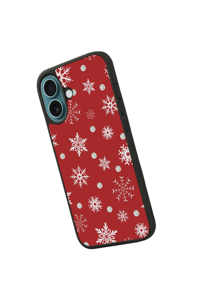 iPhone 16 Plus Uyumlu Yilbasi Christmas Tasarımlı Glossy Premium Kılıf