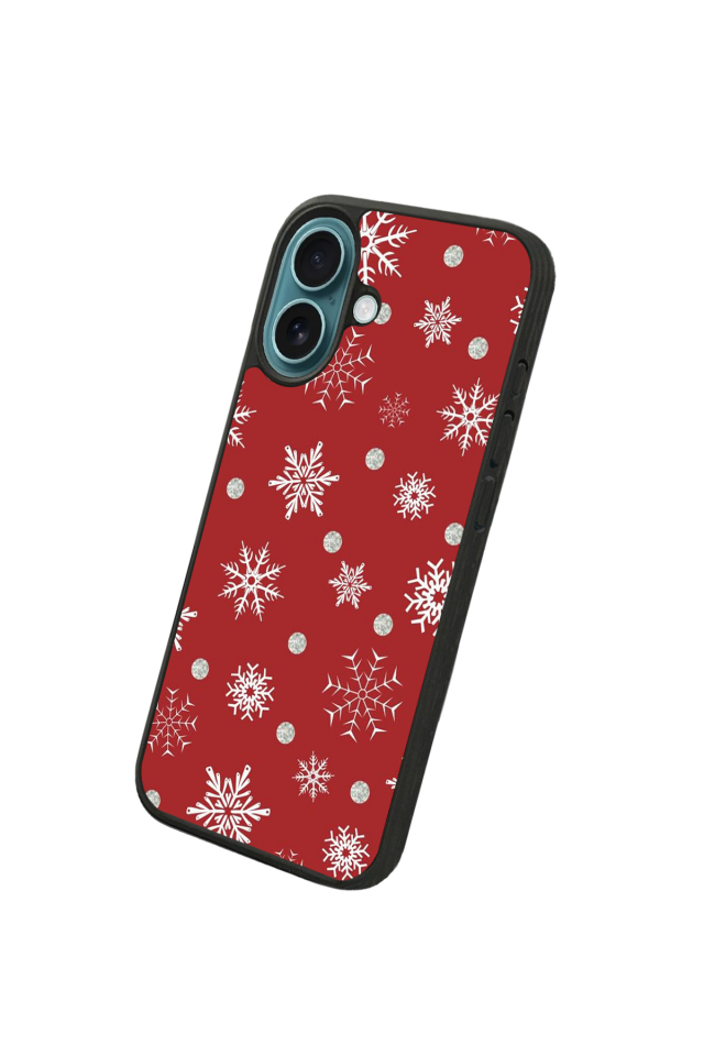 iPhone 16 Plus Uyumlu Yilbasi Christmas Tasarımlı Glossy Premium Kılıf