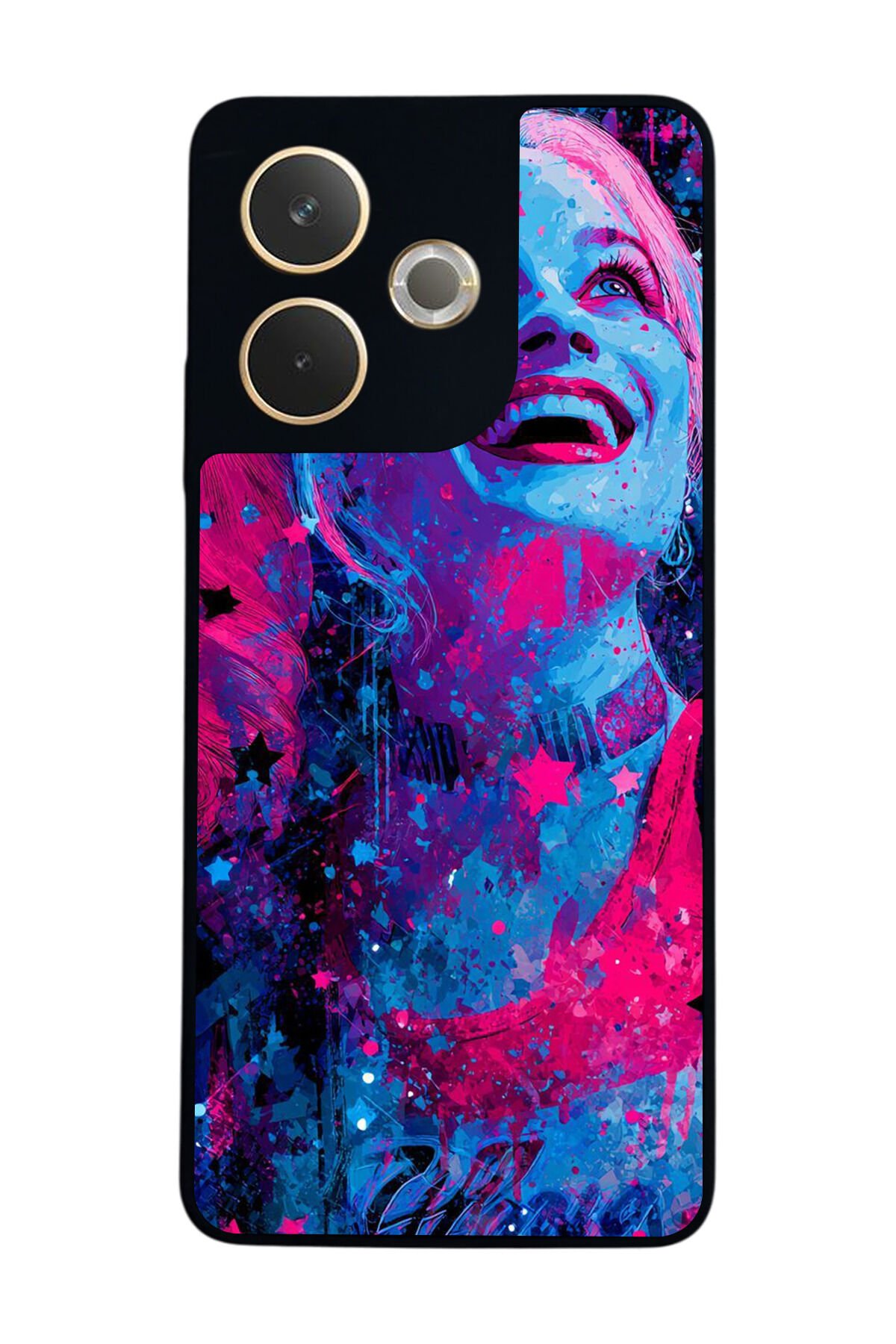 Oppo A5 Pro Uyumlu HarleyQueen Tasarımlı Glossy Premium Kılıf