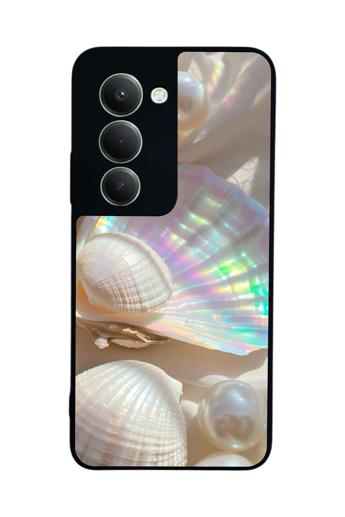 Xiaomi Redmi 15 5G Uyumlu İnci Tasarımlı Glossy Premium Kılıf