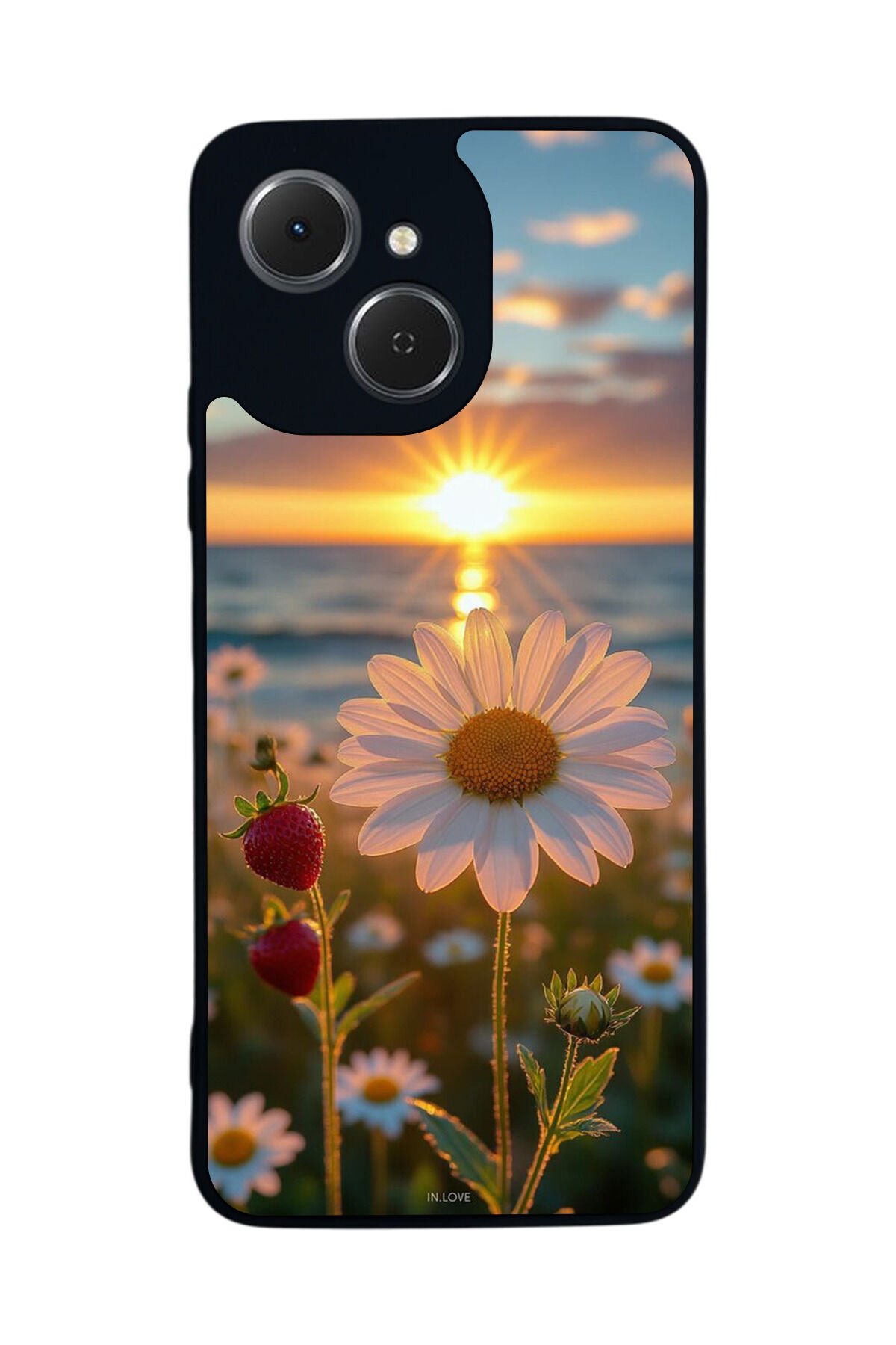 Tecno Spark 40C Uyumlu Cicek Tasarımlı Glossy Premium Kılıf