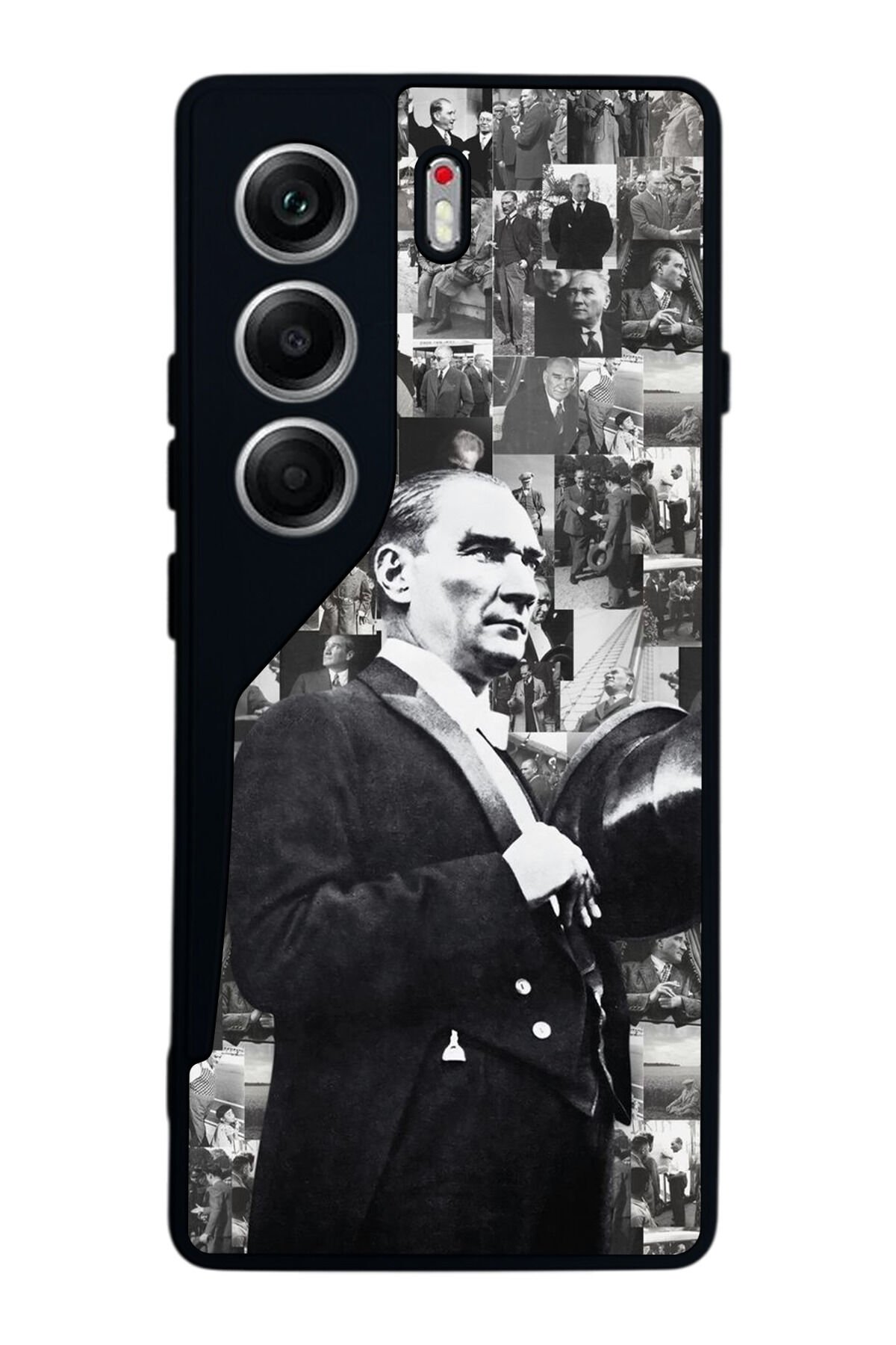 Tecno Camon 40 Uyumlu Mustafa Kemal Ataturk Tasarımlı Glossy Premium Kılıf