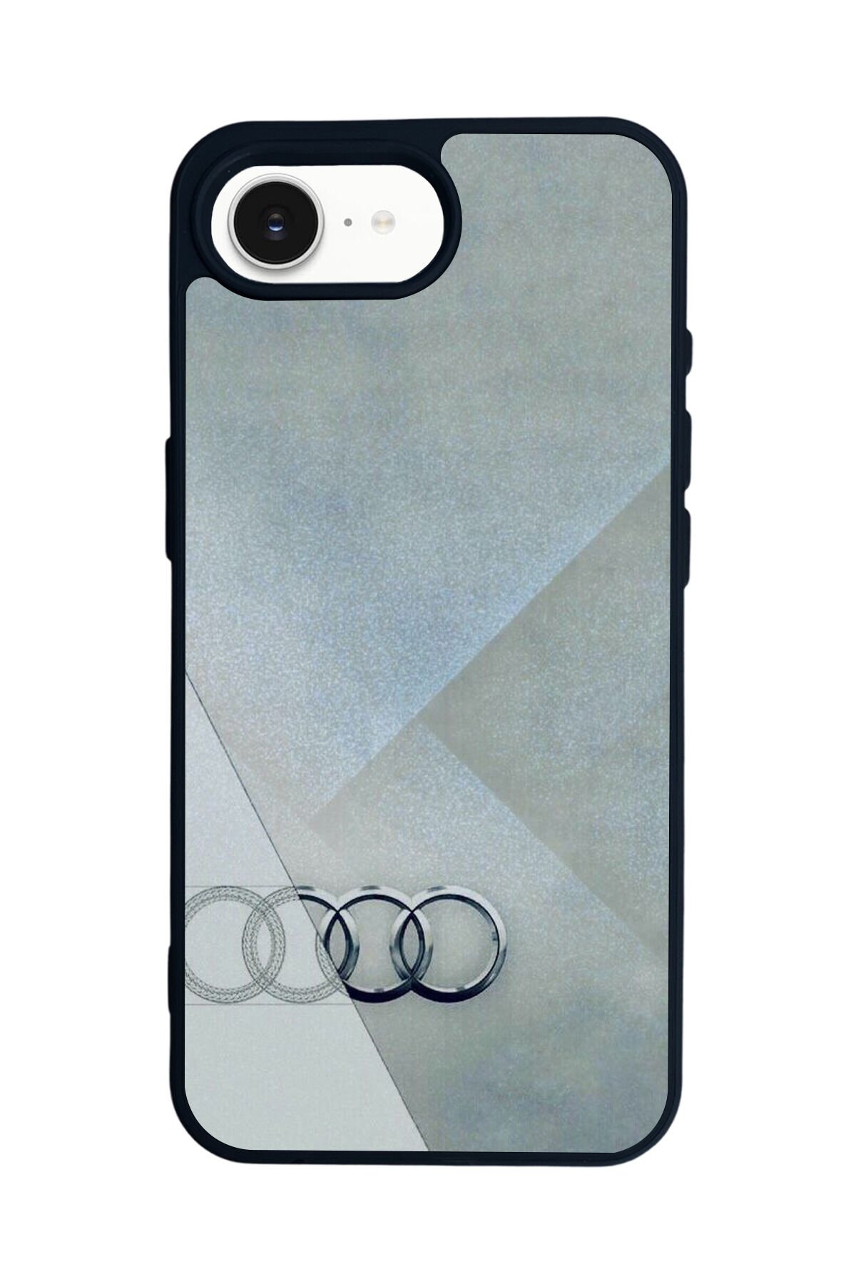 iPhone 16E Uyumlu Audi Tasarımlı Glossy Premium Kılıf