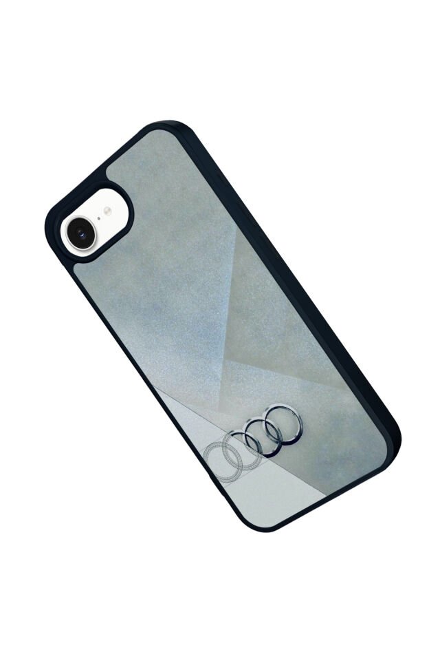 iPhone 16E Uyumlu Audi Tasarımlı Glossy Premium Kılıf