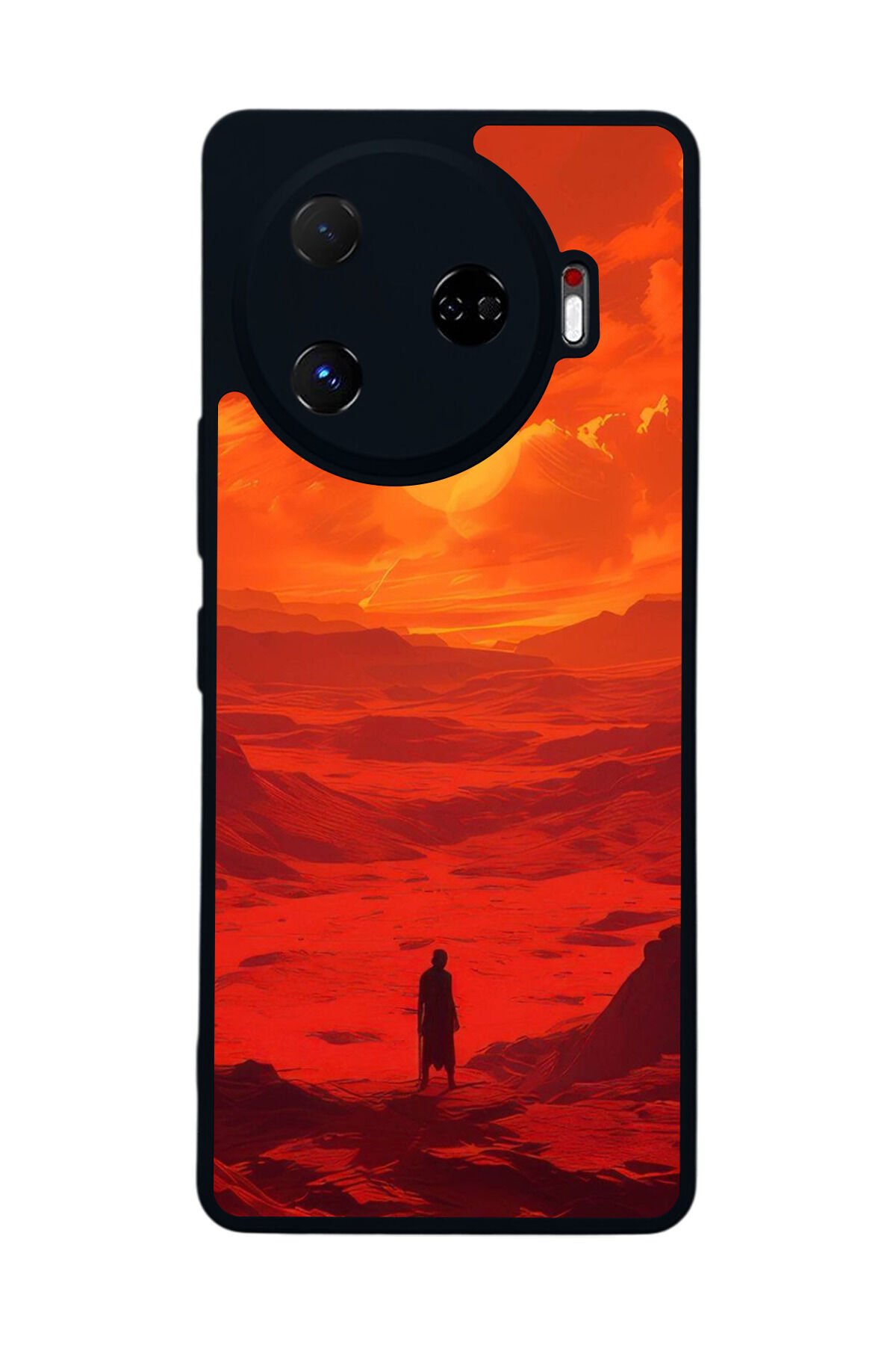Tecno Camon 30 Pro Uyumlu Güneş Tasarımlı Glossy Premium Kılıf