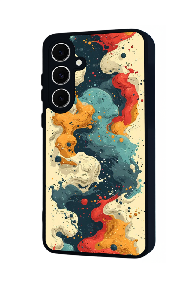 Samsung Galaxy S24 FE Uyumlu Abstract Tasarımlı Glossy Premium Kılıf