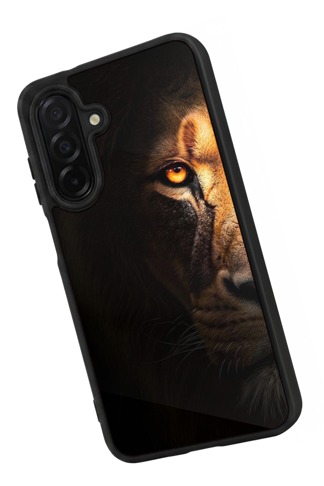 Samsung Galaxy A26 Uyumlu Aslan Tasarımlı Glossy Premium Kılıf