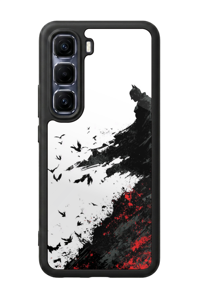 Infinix Hot 60 Pro Plus Uyumlu Batman Tasarımlı Glossy Premium Kılıf