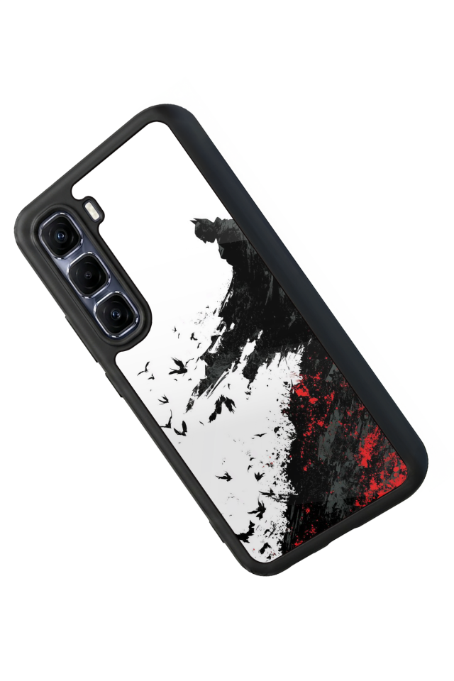 Infinix Hot 60 Pro Plus Uyumlu Batman Tasarımlı Glossy Premium Kılıf