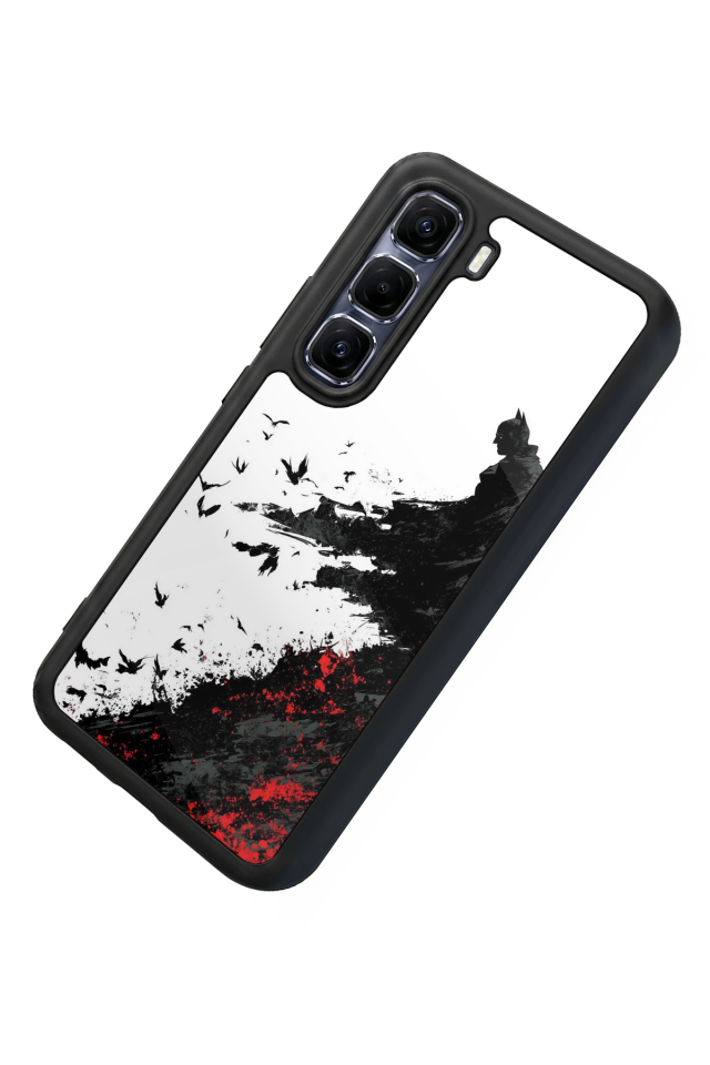 Infinix Hot 60 Pro Plus Uyumlu Batman Tasarımlı Glossy Premium Kılıf