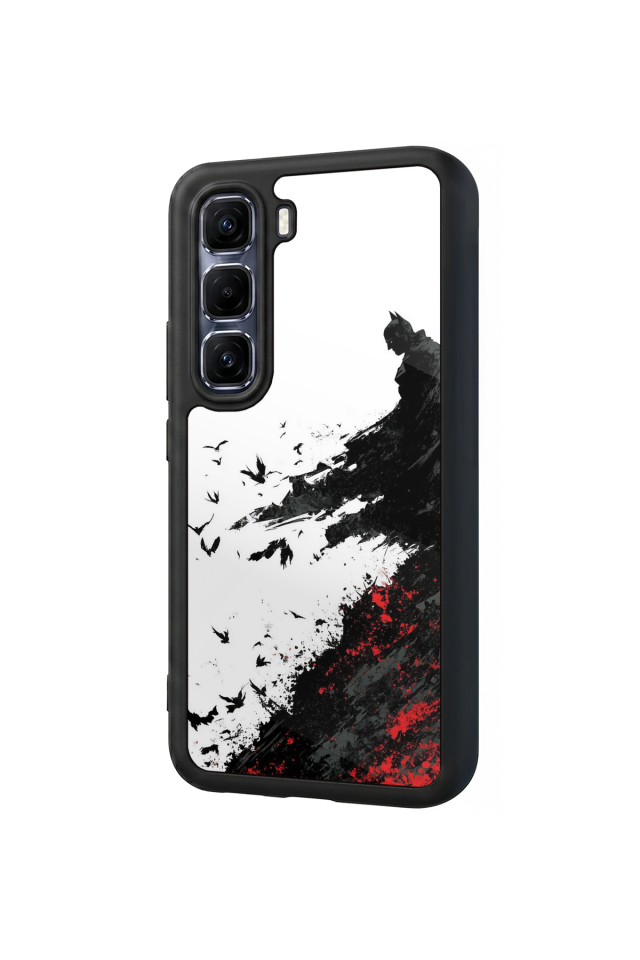 Infinix Hot 60 Pro Plus Uyumlu Batman Tasarımlı Glossy Premium Kılıf