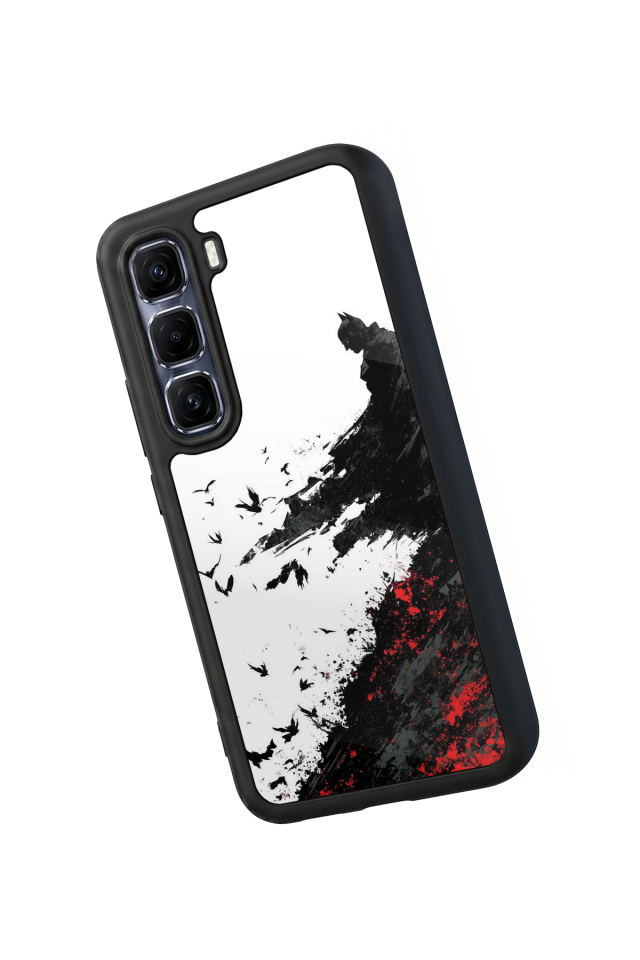 Infinix Hot 60 Pro Plus Uyumlu Batman Tasarımlı Glossy Premium Kılıf