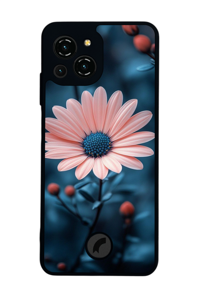 Reeder S23 Pro Max Uyumlu Cicek Tasarımlı Glossy Premium Kılıf