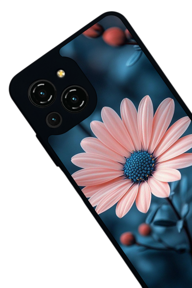 Reeder S23 Pro Max Uyumlu Cicek Tasarımlı Glossy Premium Kılıf