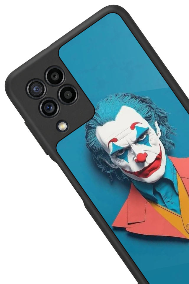Samsung Galaxy M32 Uyumlu Joker Tasarımlı Glossy Premium Kılıf