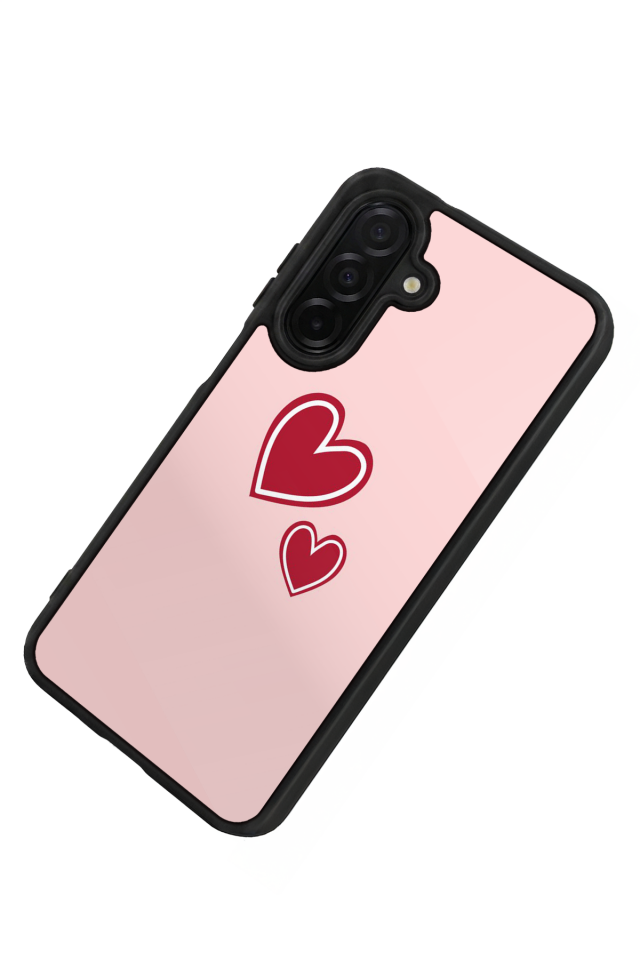 Samsung Galaxy A56 Uyumlu Kalp Love Tasarımlı Glossy Premium Kılıf