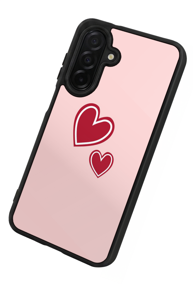 Samsung Galaxy A56 Uyumlu Kalp Love Tasarımlı Glossy Premium Kılıf