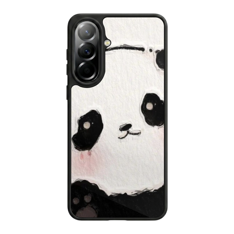 Samsung Galaxy A37 Uyumlu Panda Tasarımlı Glossy Premium Kılıf