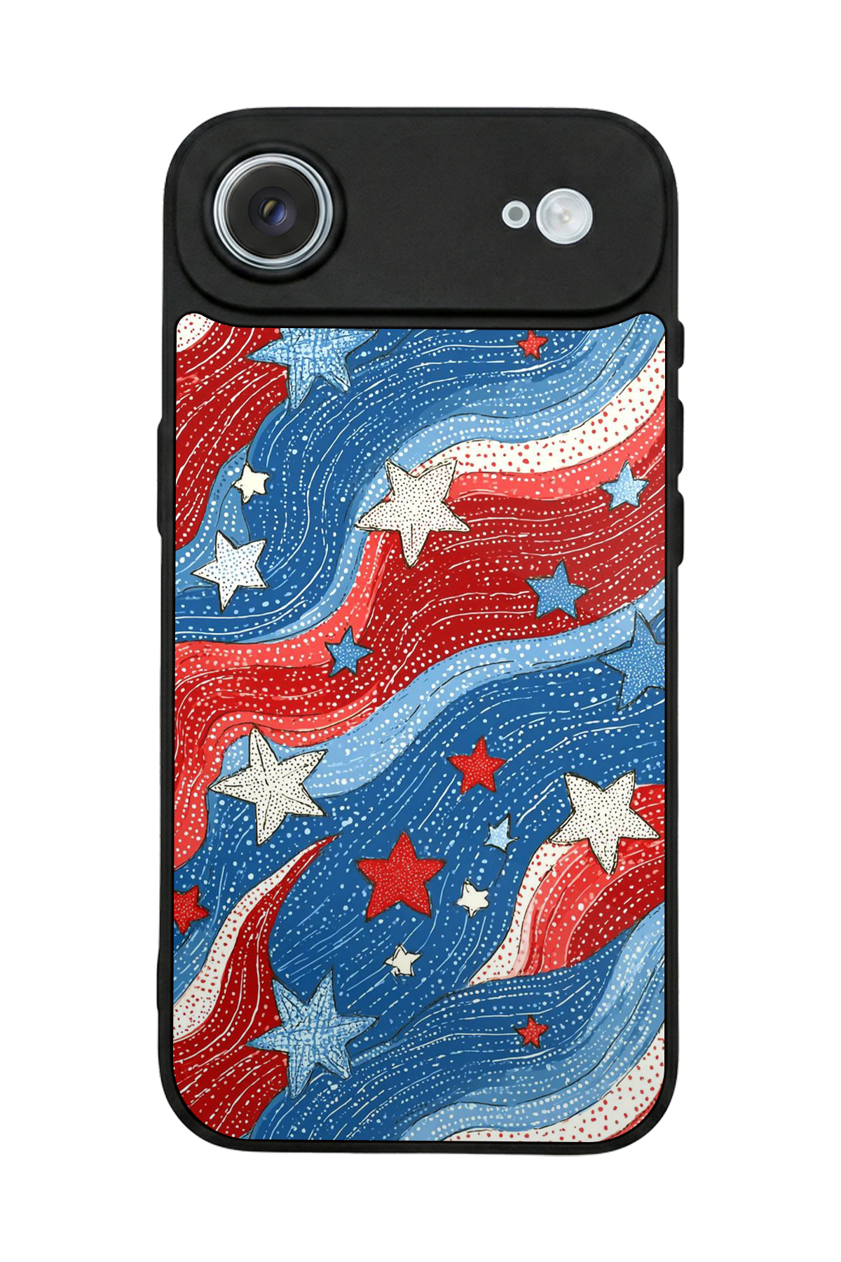 iPhone 17 Air Uyumlu Retro Yildizlar Tasarımlı Glossy Premium Kılıf