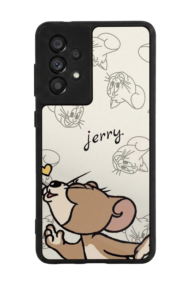 Samsung Galaxy A73 Uyumlu Tom And Jerry Tasarımlı Glossy Premium Kılıf