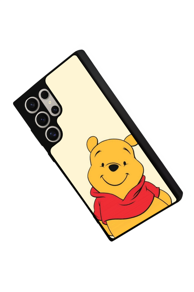 Samsung Galaxy S22 Ultra Uyumlu Winnie Tasarımlı Glossy Premium Kılıf