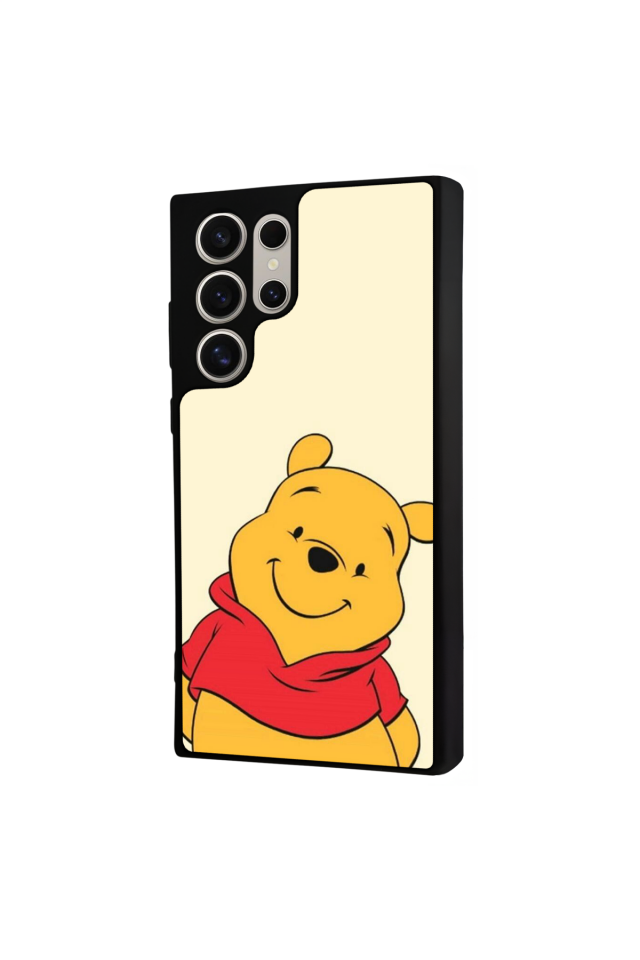 Samsung Galaxy S22 Ultra Uyumlu Winnie Tasarımlı Glossy Premium Kılıf