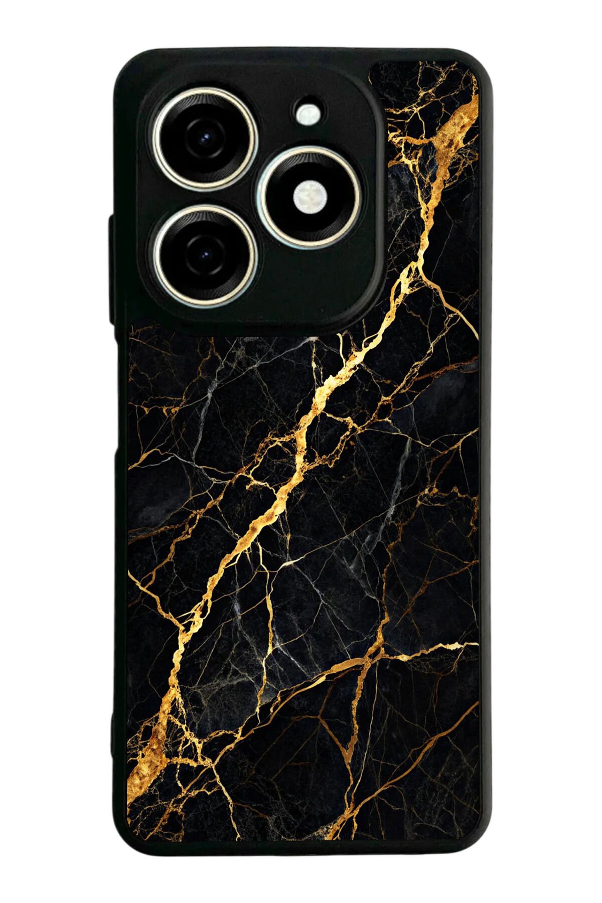 Tecno Spark 20/20C Uyumlu Mermer Marble Tasarımlı Glossy Premium Kılıf