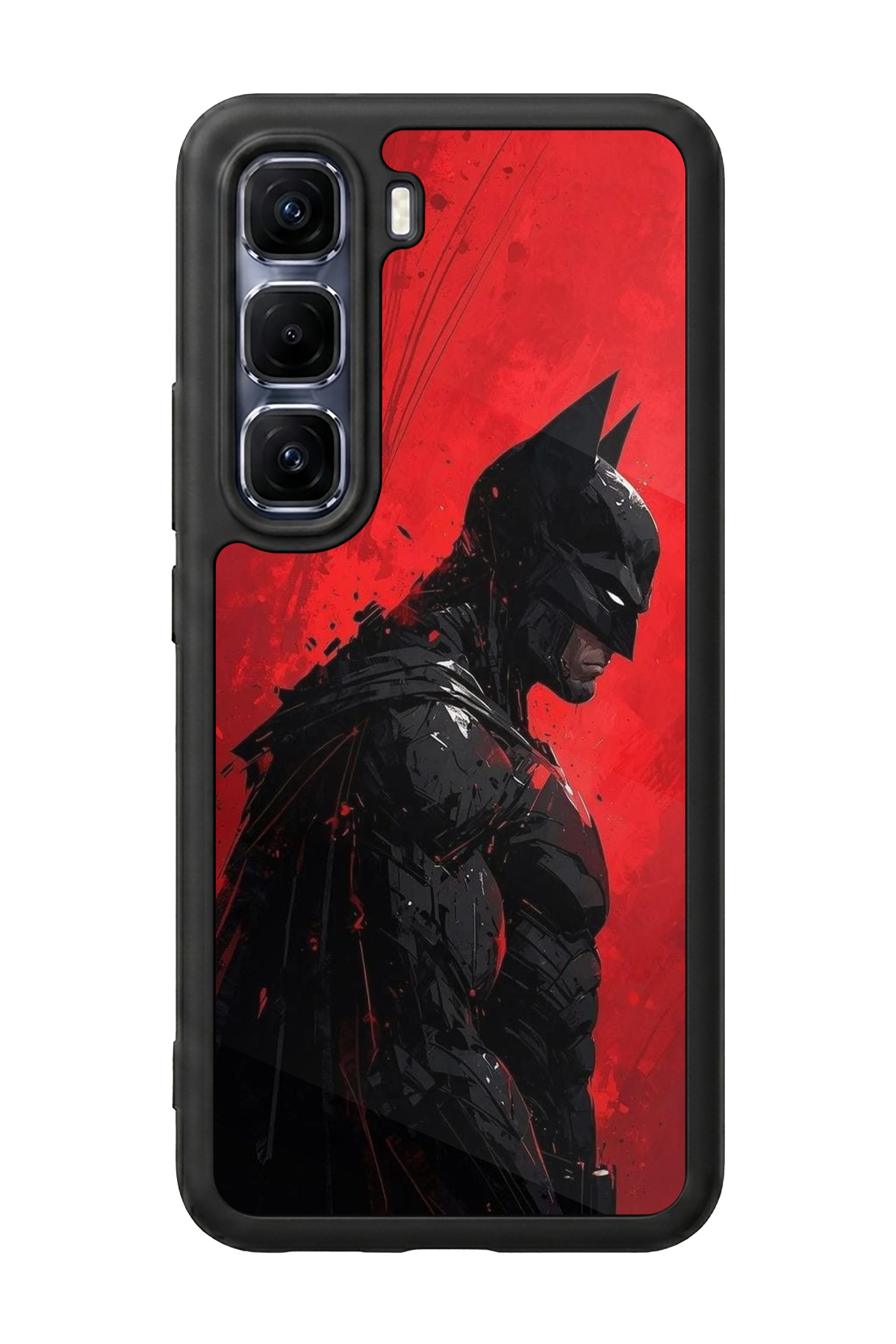 Infinix Hot 60 Pro Plus Uyumlu Batman Tasarımlı Glossy Premium Kılıf