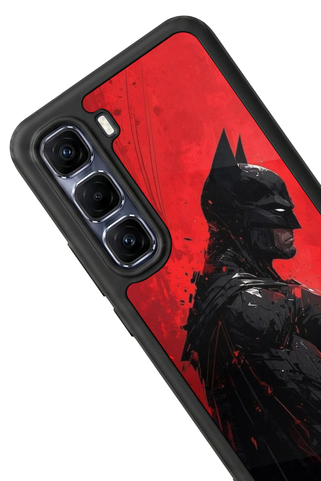 Infinix Hot 60 Pro Plus Uyumlu Batman Tasarımlı Glossy Premium Kılıf