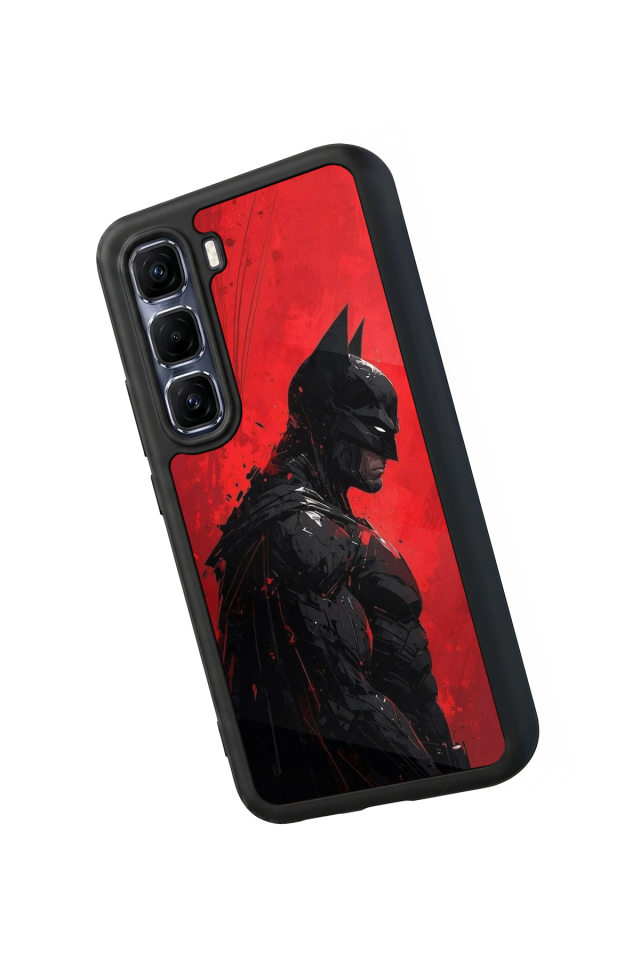 Infinix Hot 60 Pro Plus Uyumlu Batman Tasarımlı Glossy Premium Kılıf