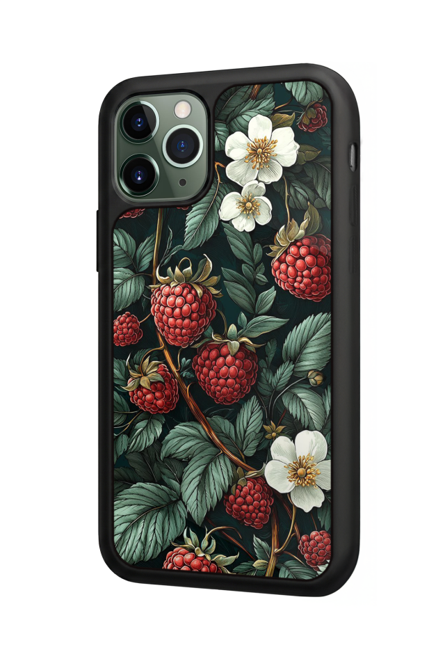 iPhone 11 Pro Uyumlu Botanik Tasarımlı Glossy Premium Kılıf