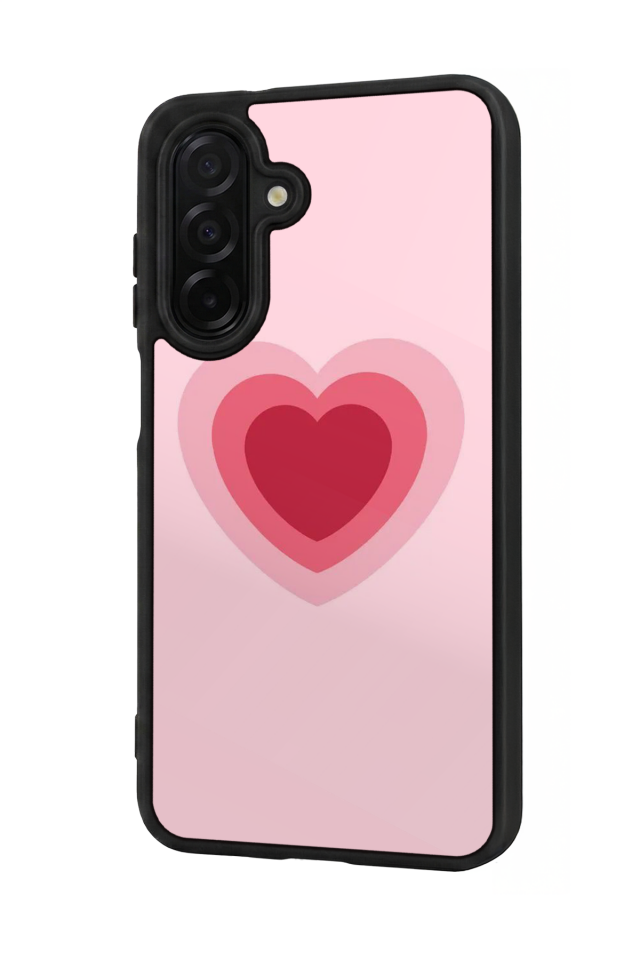 Samsung Galaxy A56 Uyumlu Kalp Love Tasarımlı Glossy Premium Kılıf
