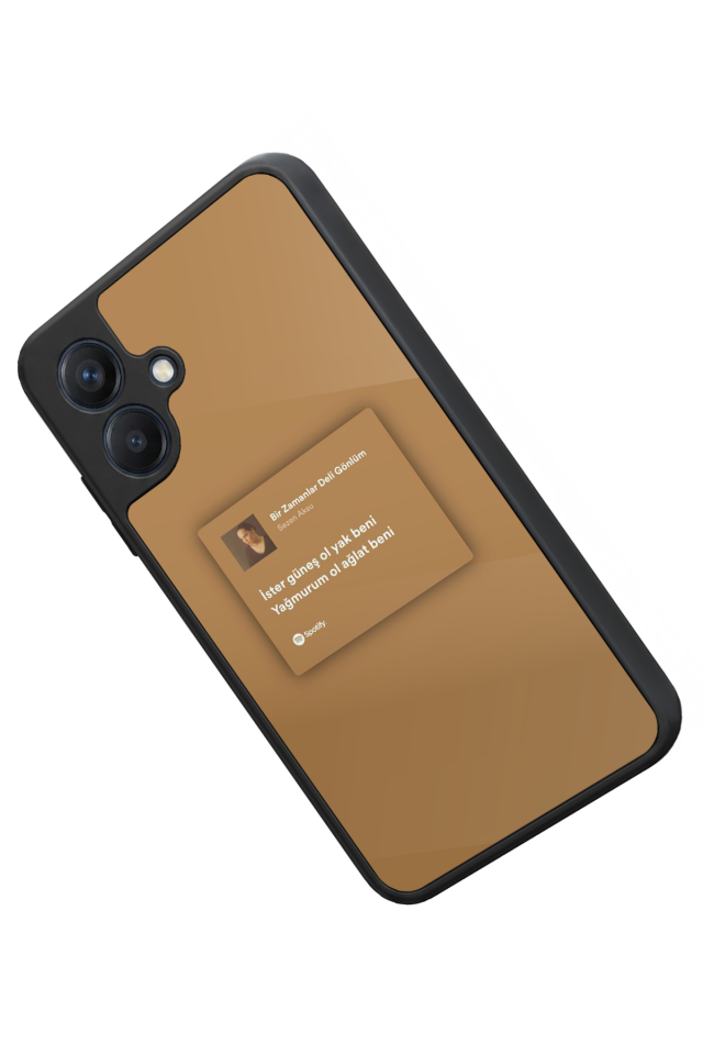 Samsung Galaxy A07 Uyumlu Sarki Sozleri Tasarımlı Glossy Premium Kılıf