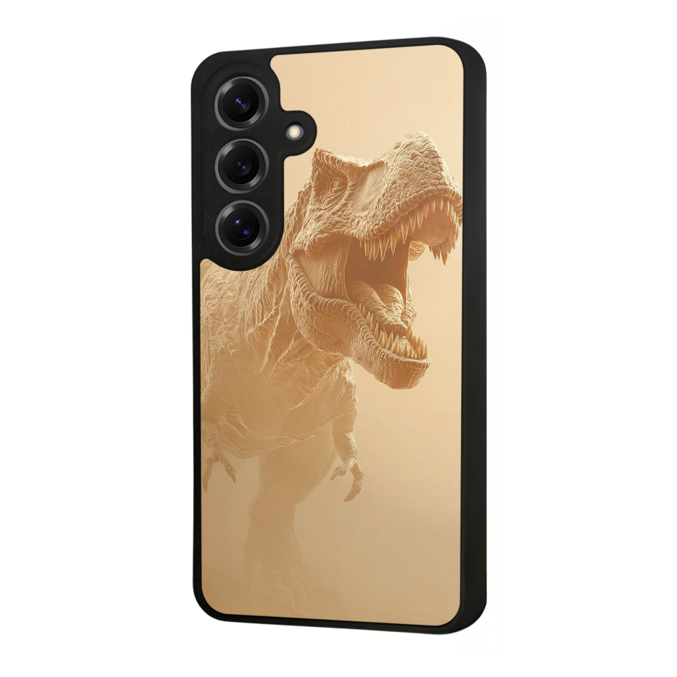 Samsung Galaxy S25 Uyumlu Dinazor Tasarımlı Glossy Premium Kılıf