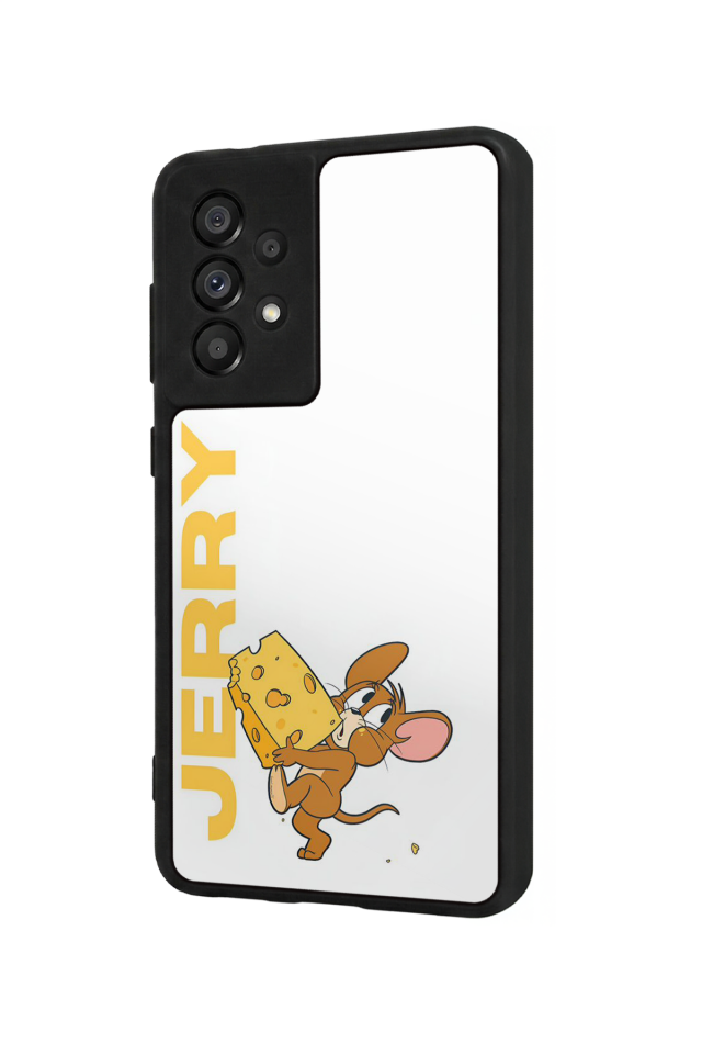 Samsung Galaxy A73 Uyumlu Tom And Jerry Tasarımlı Glossy Premium Kılıf