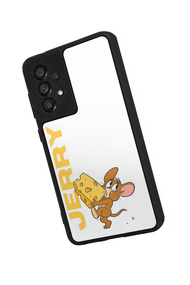 Samsung Galaxy A73 Uyumlu Tom And Jerry Tasarımlı Glossy Premium Kılıf