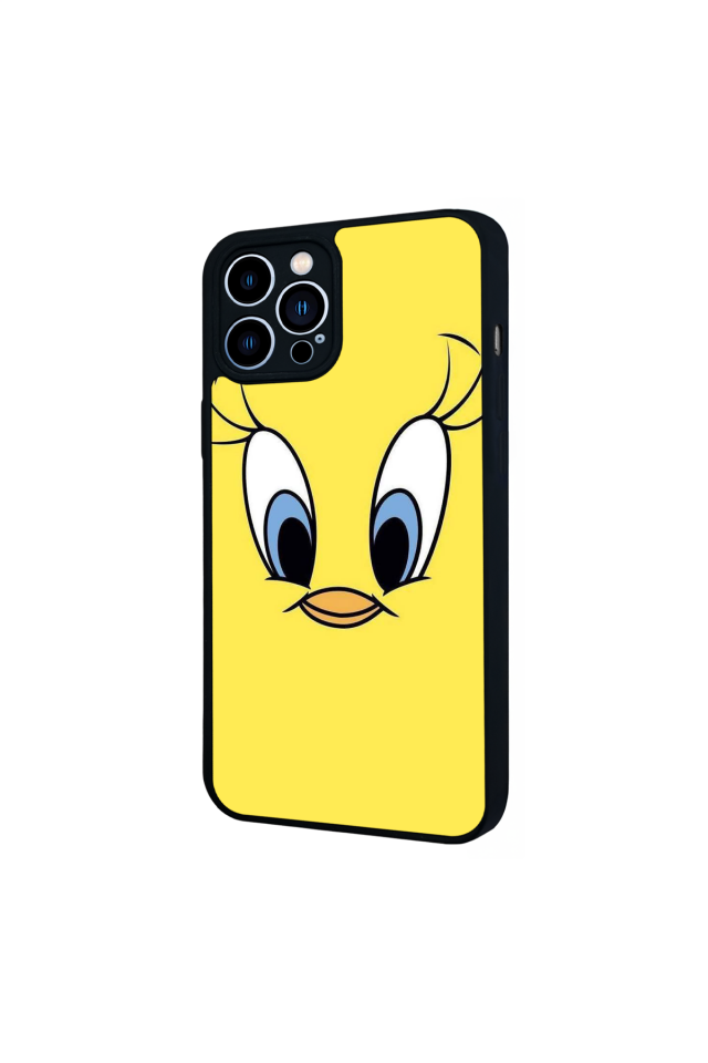 iPhone 13 Pro Max Uyumlu Tweety Tasarımlı Glossy Premium Kılıf