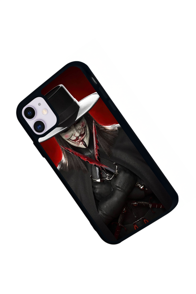 iPhone 11 Uyumlu Vendetta Tasarımlı Glossy Premium Kılıf