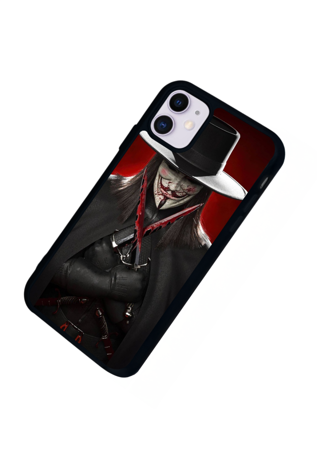 iPhone 11 Uyumlu Vendetta Tasarımlı Glossy Premium Kılıf