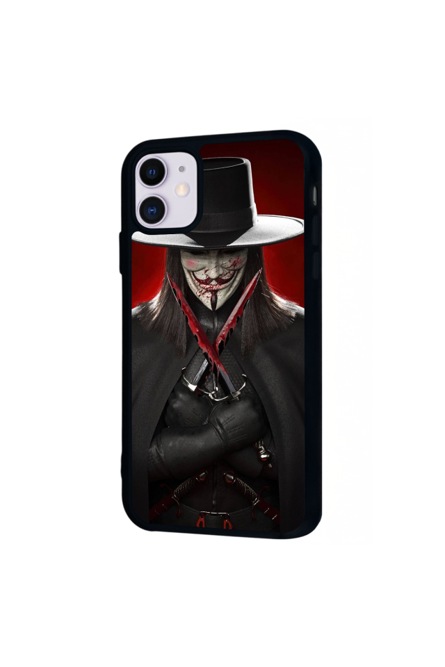 iPhone 11 Uyumlu Vendetta Tasarımlı Glossy Premium Kılıf