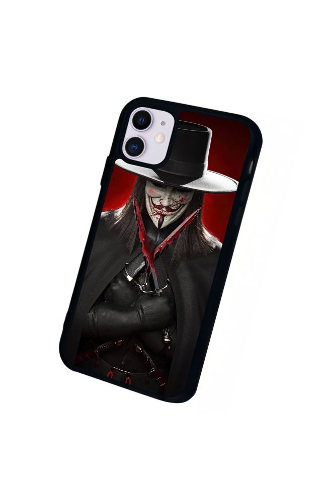 iPhone 11 Uyumlu Vendetta Tasarımlı Glossy Premium Kılıf