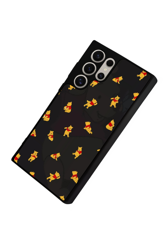 Samsung Galaxy S22 Ultra Uyumlu Winnie Tasarımlı Glossy Premium Kılıf