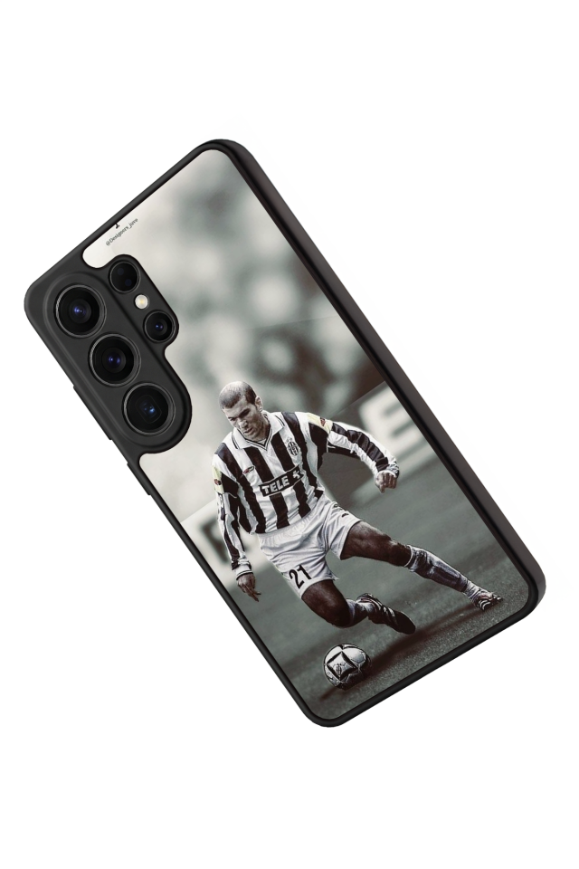 Samsung Galaxy S26 Ultra Uyumlu Zidane Tasarımlı Glossy Premium Kılıf