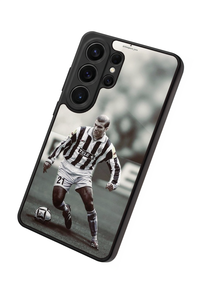Samsung Galaxy S26 Ultra Uyumlu Zidane Tasarımlı Glossy Premium Kılıf