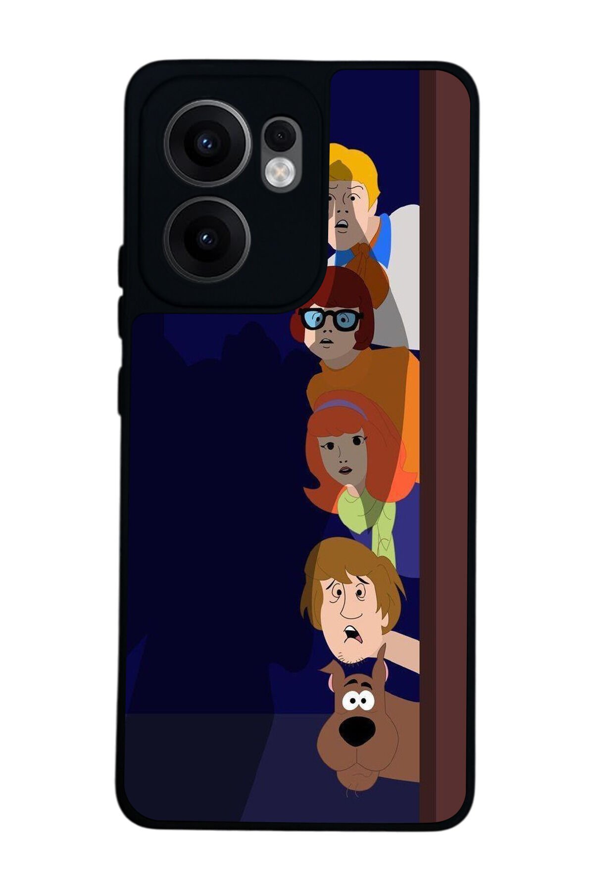 Oppo Reno 13F Uyumlu Scooby Doo Tasarımlı Glossy Premium Kılıf