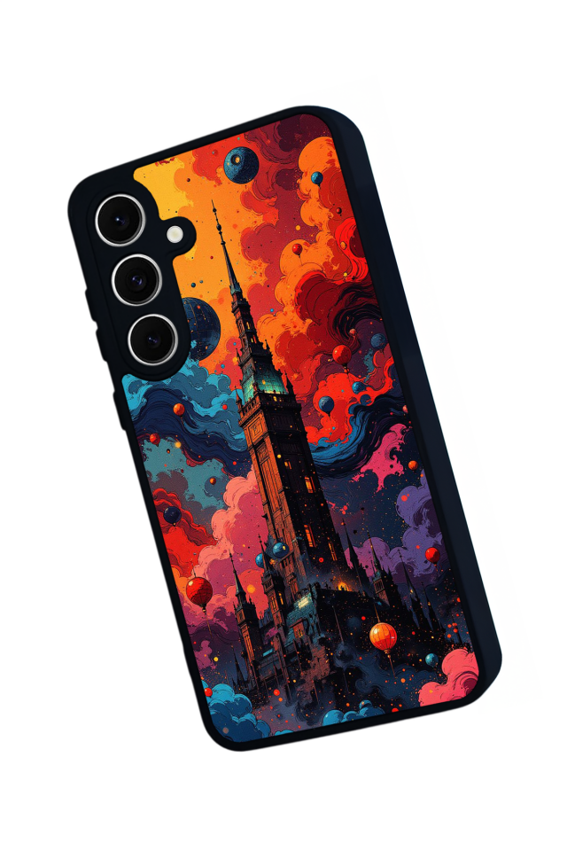 Samsung Galaxy S24 FE Uyumlu Abstract Tasarımlı Glossy Premium Kılıf