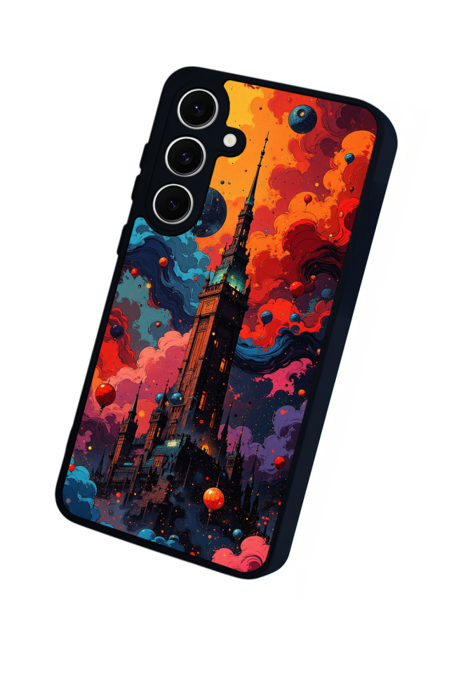 Samsung Galaxy S24 FE Uyumlu Abstract Tasarımlı Glossy Premium Kılıf