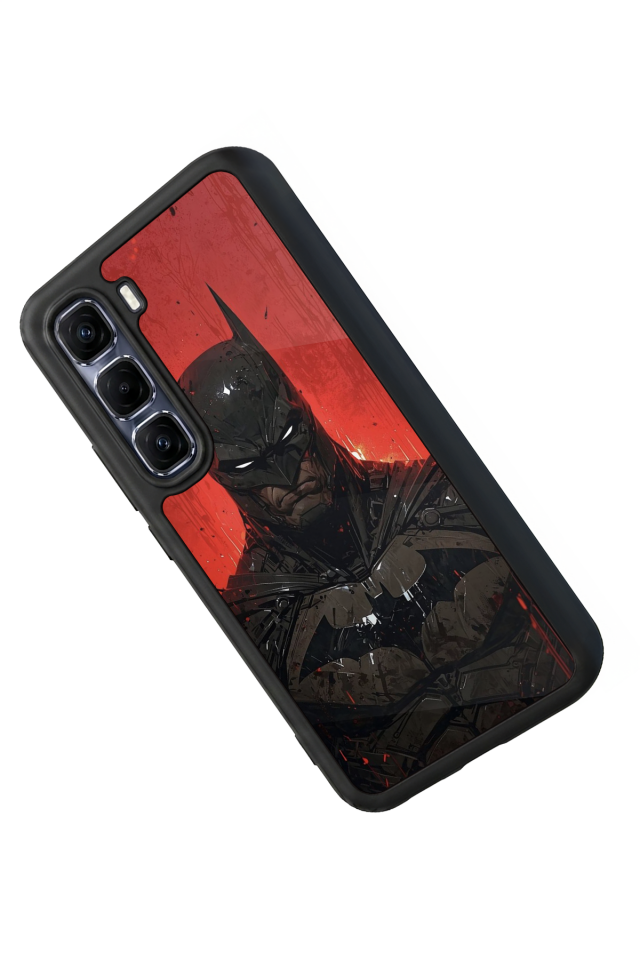 Infinix Hot 60 Pro Plus Uyumlu Batman Tasarımlı Glossy Premium Kılıf
