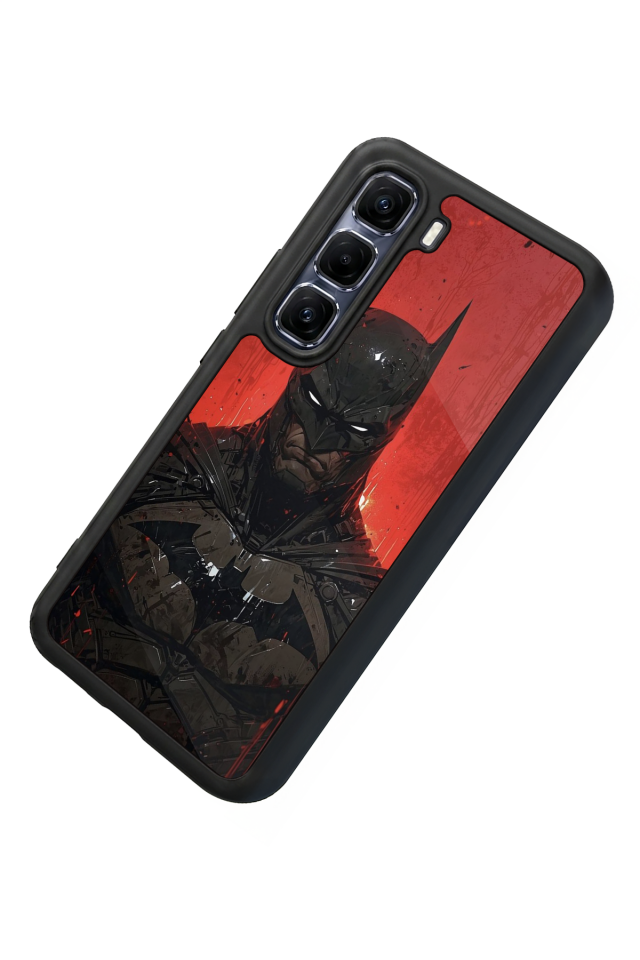 Infinix Hot 60 Pro Plus Uyumlu Batman Tasarımlı Glossy Premium Kılıf