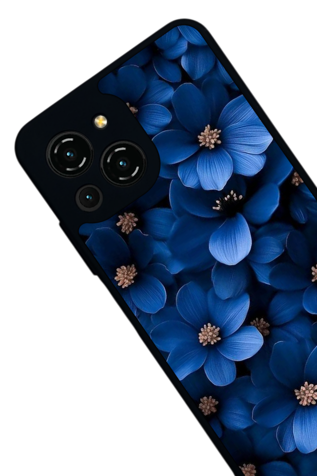 Reeder S23 Pro Max Uyumlu Cicek Tasarımlı Glossy Premium Kılıf